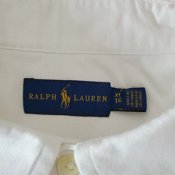 Ralph Lauren White Oversized Dress Shirt with Long Sleeves - Picture 4 of 8
